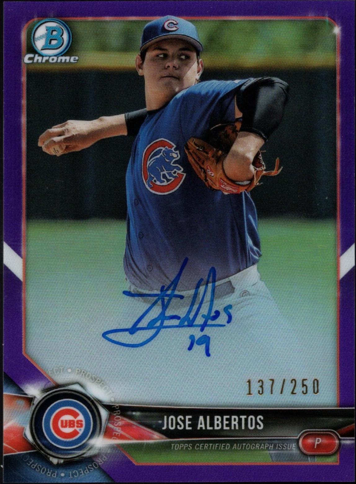 Jose Albertos [Purple Refractor] #BCPA-JAL