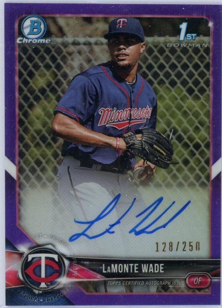 LaMonte Wade [Purple Refractor] #BCPA-LW