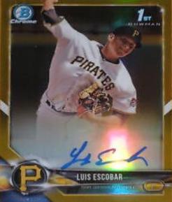 Luis Escobar [Gold Refractor] #CPA-LE
