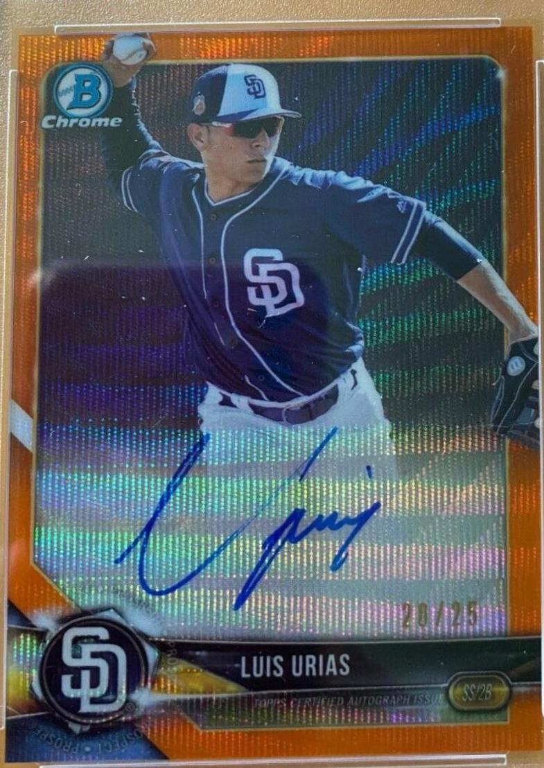 Luis Urias [Orange Refractor] #BCPA-LU