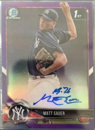 Matt Sauer [Purple Refractor] #CPA-MSA