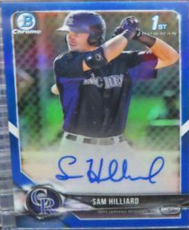 Sam Hilliard [Blue Refractor] #CPA-SHI