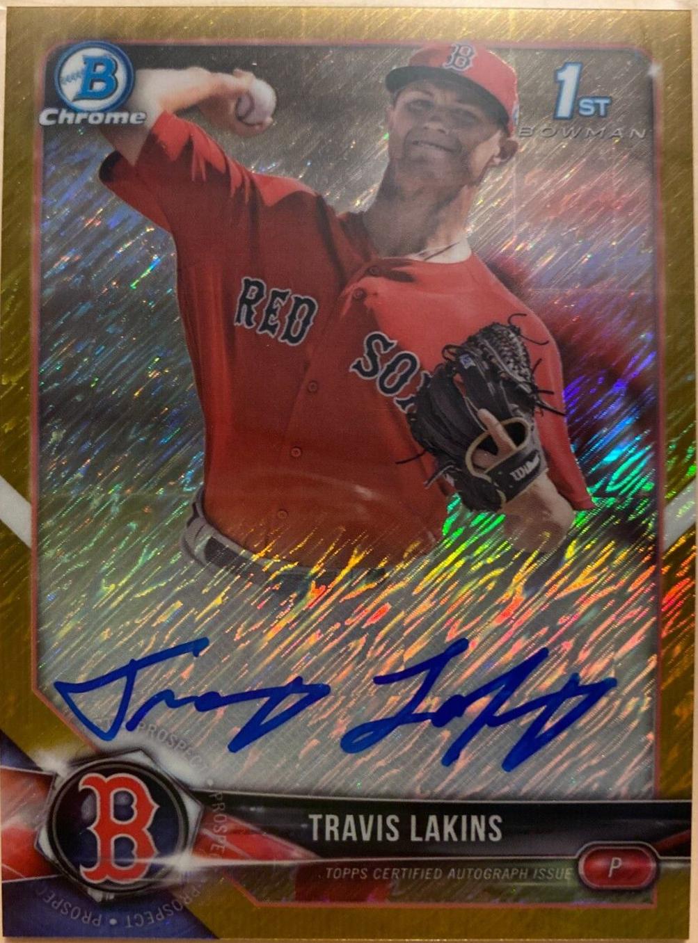 Travis Lakins [Gold Refractor] #CPA-TL