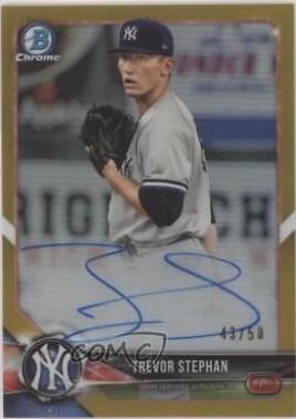 Trevor Stephan [Gold Refractor] #BCPA-TS