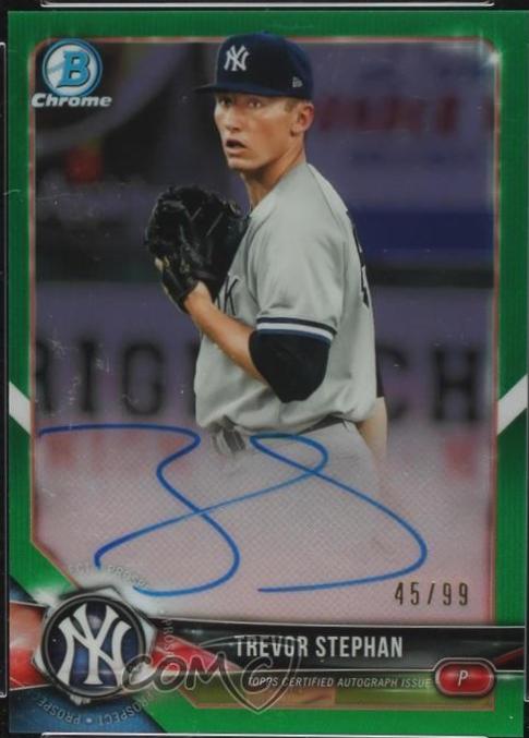 Trevor Stephan [Green Refractor] #BCPA-TS