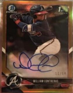 William Contreras [Gold Refractor] #BCPA-WCO