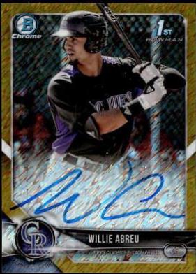Willie Abreu [Gold Refractor] #CPA-WA