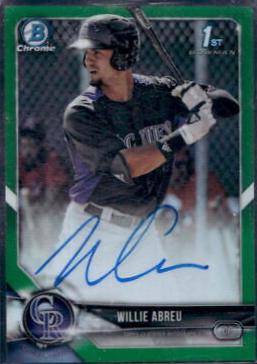Willie Abreu [Green Refractor] #CPA-WA