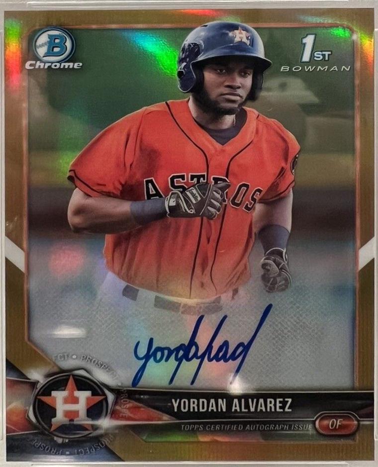 Yordan Alvarez [Gold Refractor] #CPA-YA