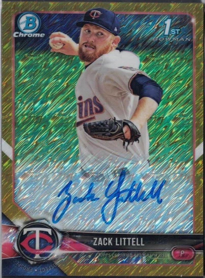 Zack Littell [Gold Refractor] #CPA-ZL