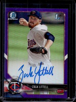 Zack Littell [Purple Refractor] #CPA-ZL