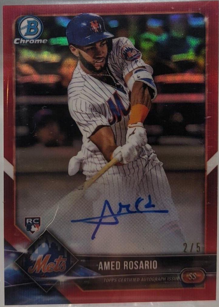 Amed Rosario [Red Refractor] #CRA-AR