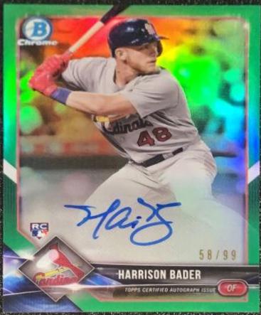 Harrison Bader [Green Refractor] #CRA-HB