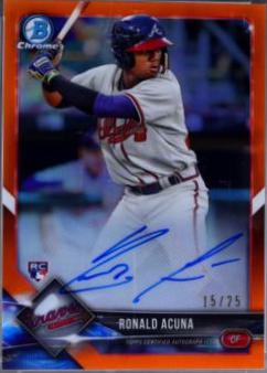 Ronald Acuna [Orange Refractor] #BCRA-RA