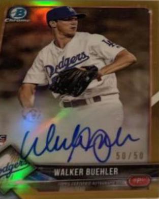 Walker Buehler [Gold Refractor] #CRA-WB