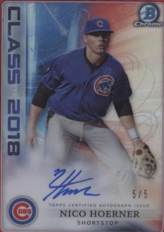 Nico Hoerner [Red Refractor] #NH