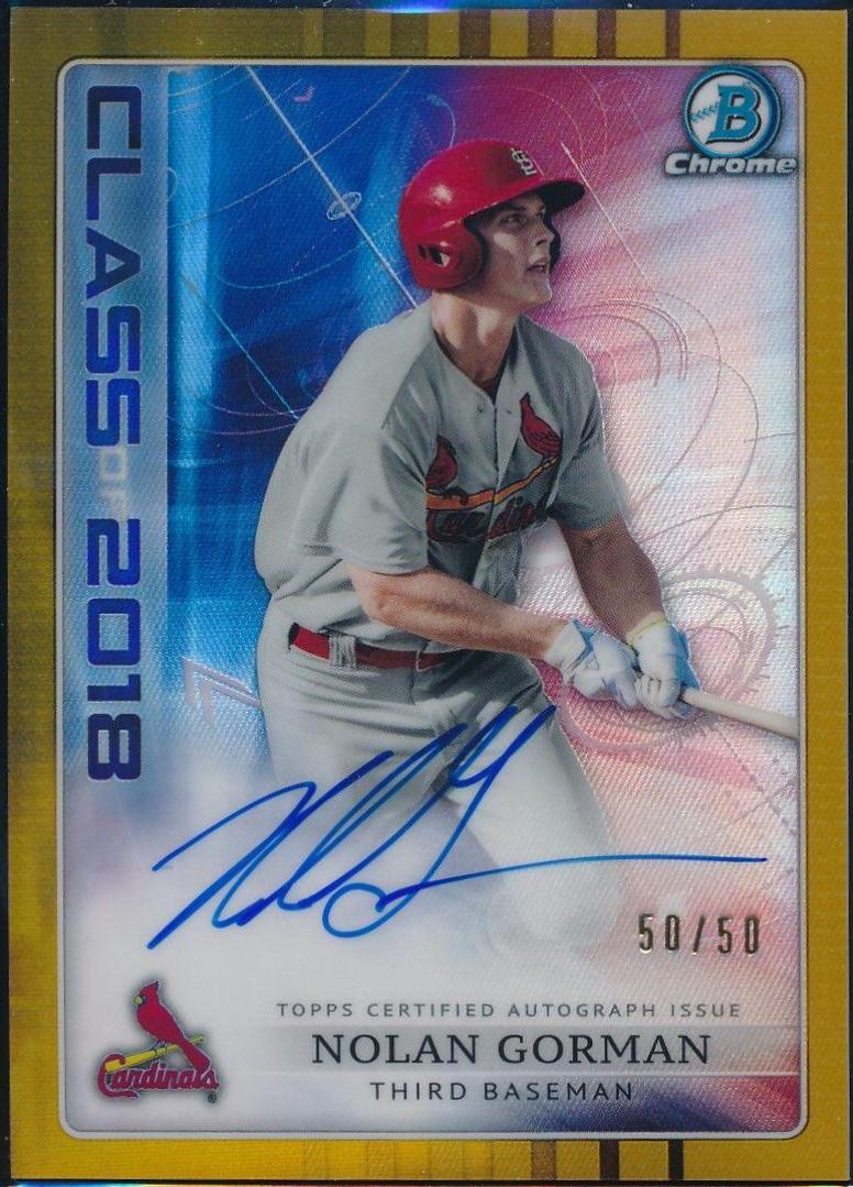 Nolan Gorman [Gold Refractor] #NG