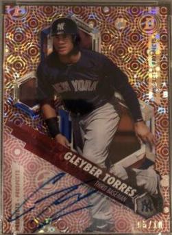 Gleyber Torres [Autograph Red Orbit Diffractor] #GT