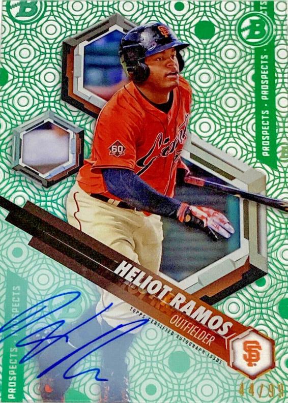 Heliot Ramos [Autograph Green Rainbow] #HR