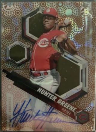 Hunter Greene [Autograph Orange Magma Diffractor] #HG