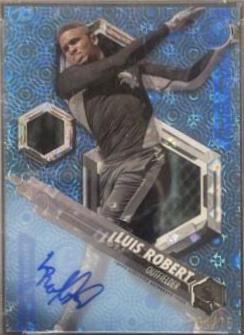 Luis Robert [Autograph Ocean Blue Tidal] #LR