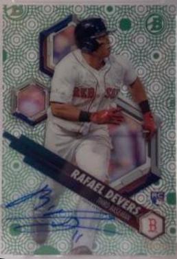 Rafael Devers [Autograph Green Rainbow] #RD