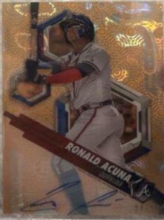 Ronald Acuna [Autograph Orange Magma Diffractor] #RA