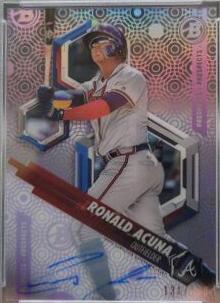 Ronald Acuna [Autograph Purple Diffractor] #RA