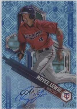 Royce Lewis [Autograph Ocean Blue Tidal] #RL