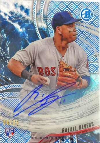 Rafael Devers [Autograph Ocean Blue] #TY-RD