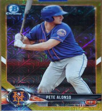 Pete Alonso [Gold Refractor] #BCP137