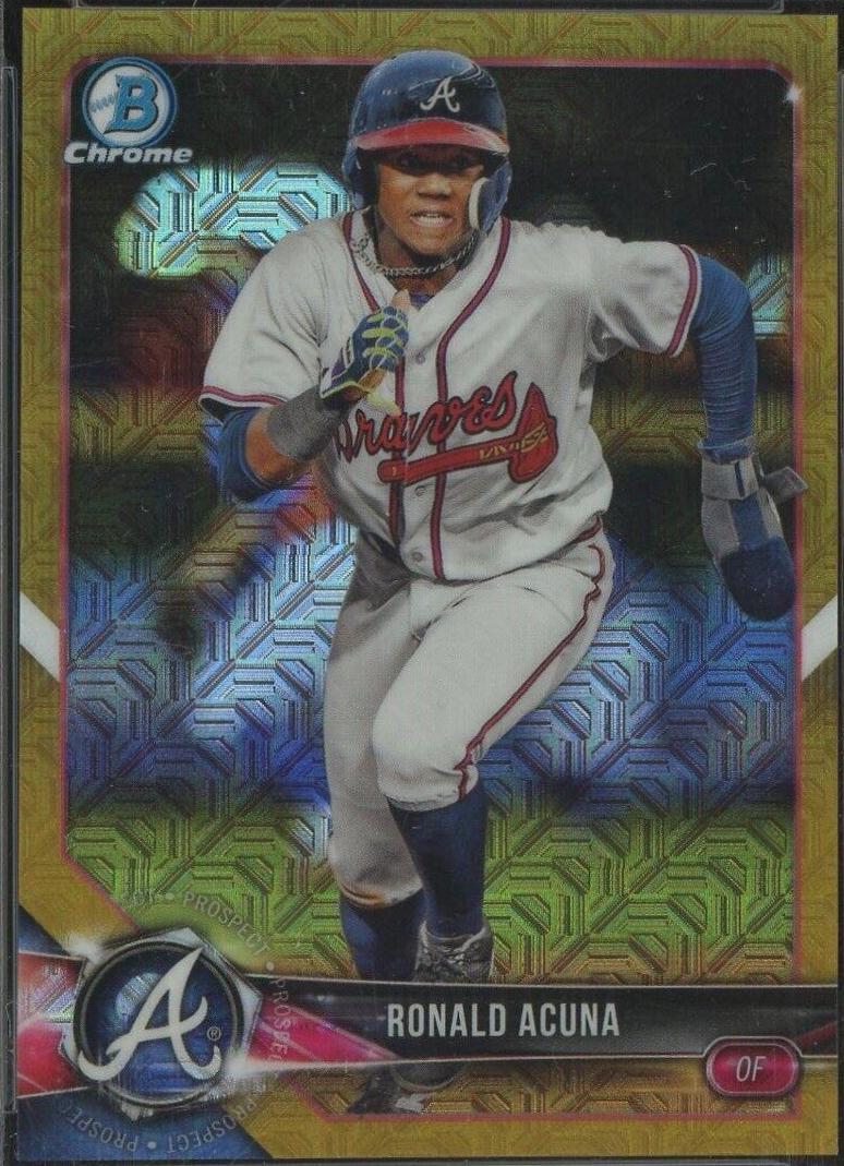 Ronald Acuna [Running Gold Refractor] #BCP1