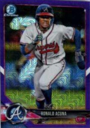 Ronald Acuna [Running Purple Refractor] #BCP1