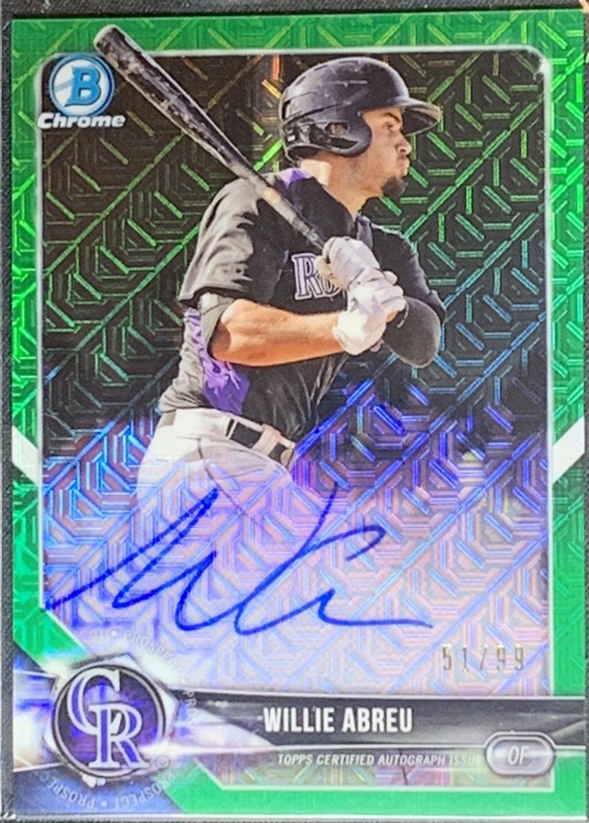 Willie Abreu [Green Refractor] #WA