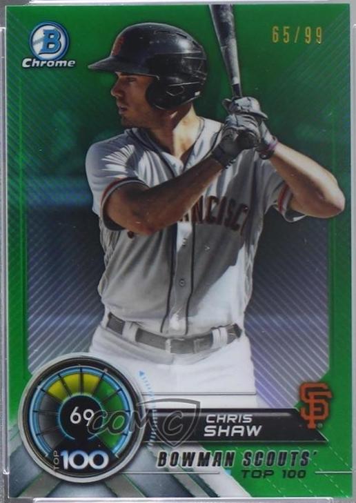 Chris Shaw [Green Refractor] #BTP-69