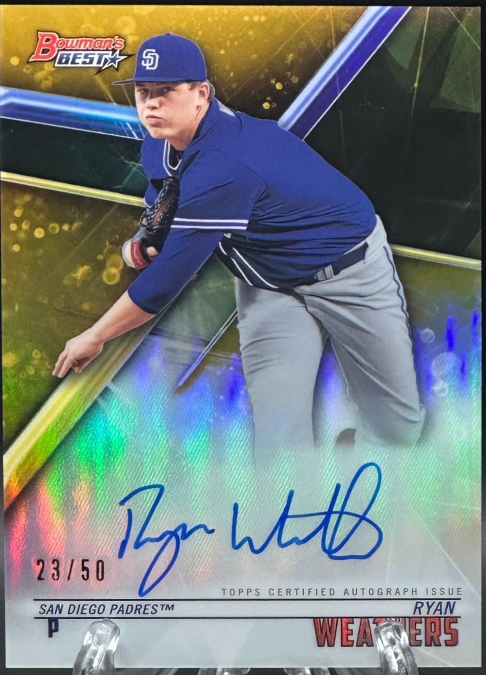 Ryan Weathers [Gold] #B18-RW