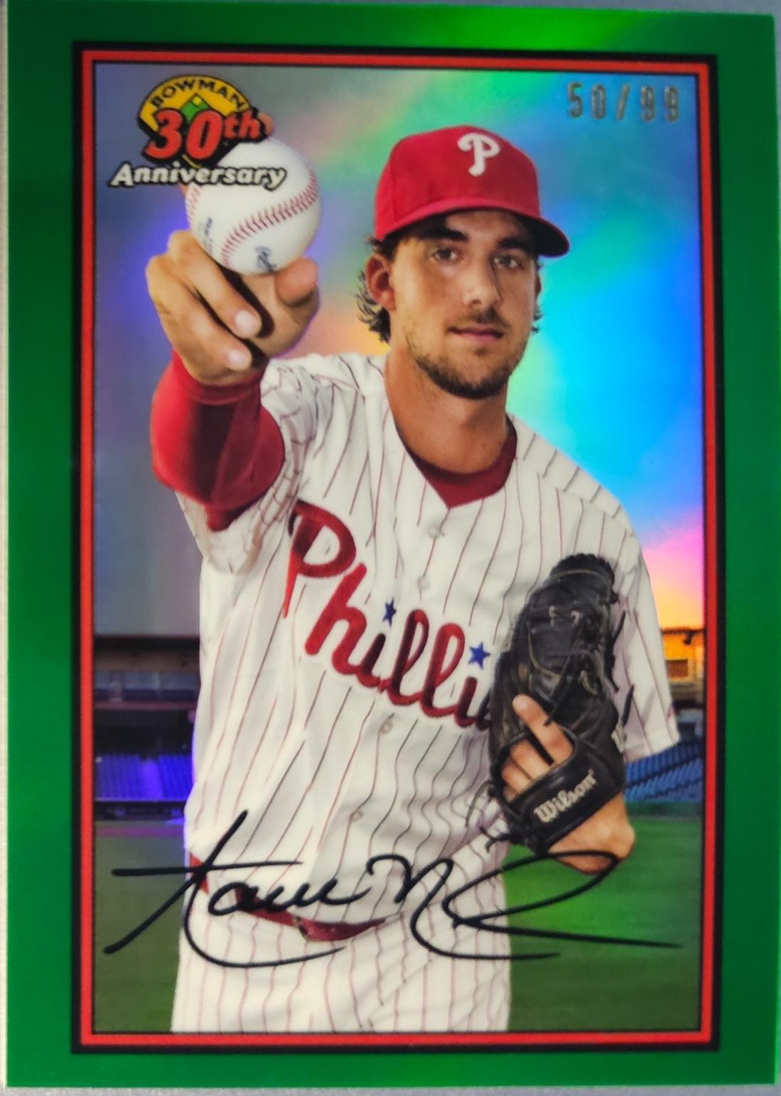 Aaron Nola [Green Refractor] #B30-AN