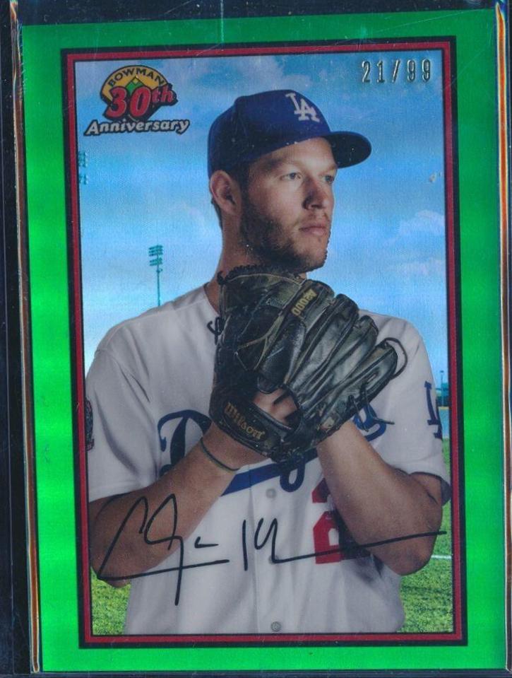 Clayton Kershaw [Green Refractor] #B30-CKE