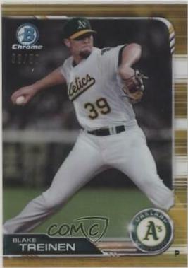 Blake Treinen [Gold Refractor] #78