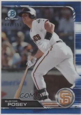 Buster Posey [Blue Refractor] #72