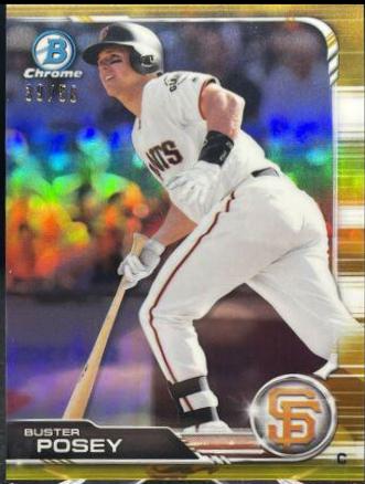 Buster Posey [Gold Refractor] #72