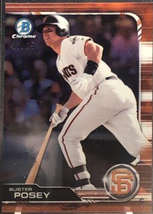 Buster Posey [Orange Refractor] #72