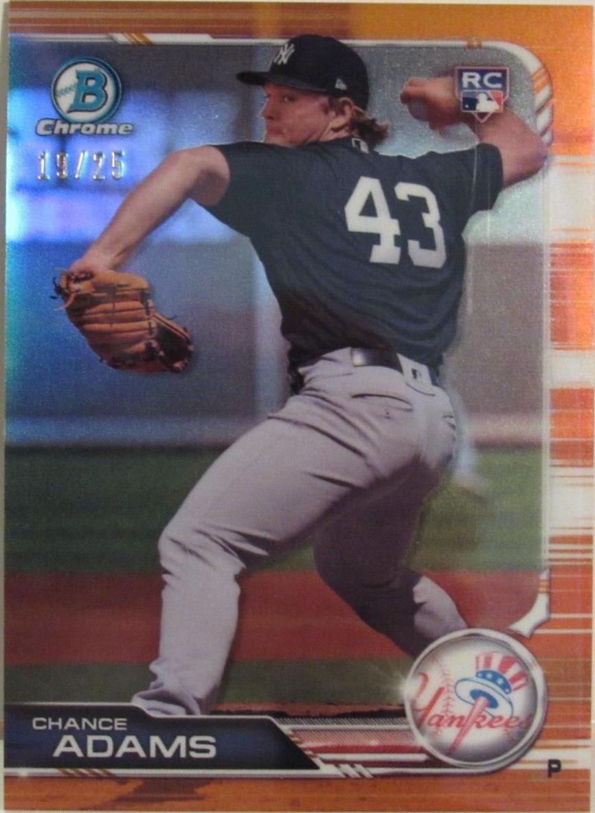 Chance Adams [Pitching Orange Refractor] #16