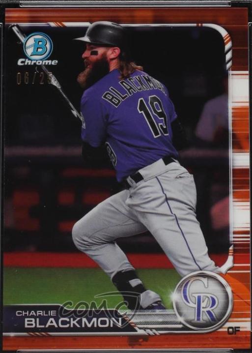 Charlie Blackmon [Orange Refractor] #52