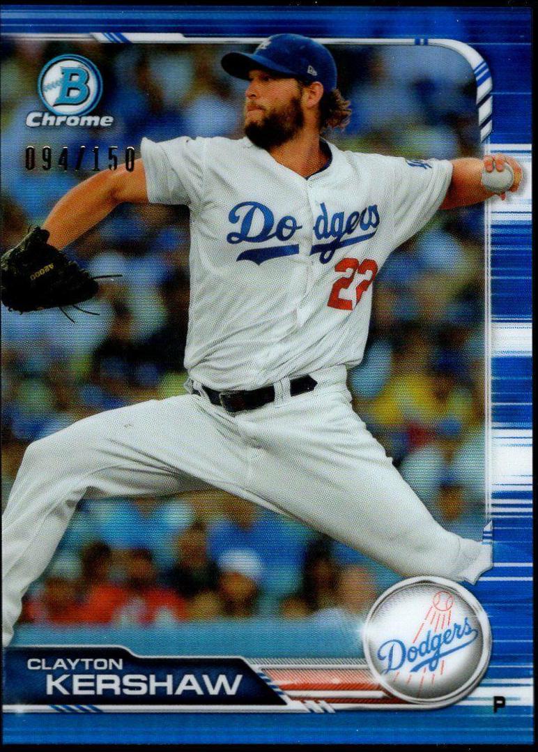 Clayton Kershaw [Blue Refractor] #64