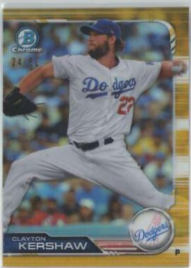 Clayton Kershaw [Gold Refractor] #64