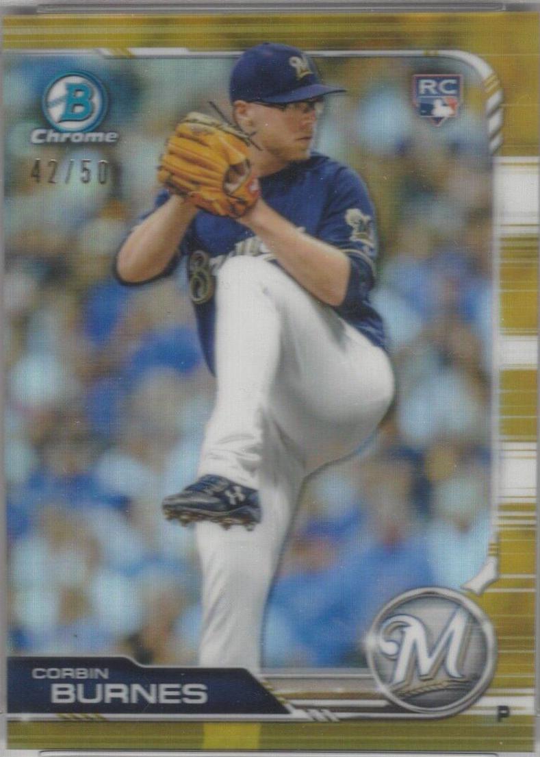 Corbin Burnes [Leg Up Gold Refractor] #32