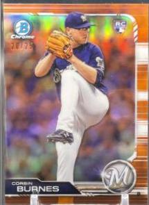 Corbin Burnes [Leg Up Orange Refractor] #32