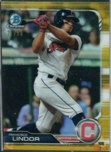 Francisco Lindor [Gold Refractor] #13