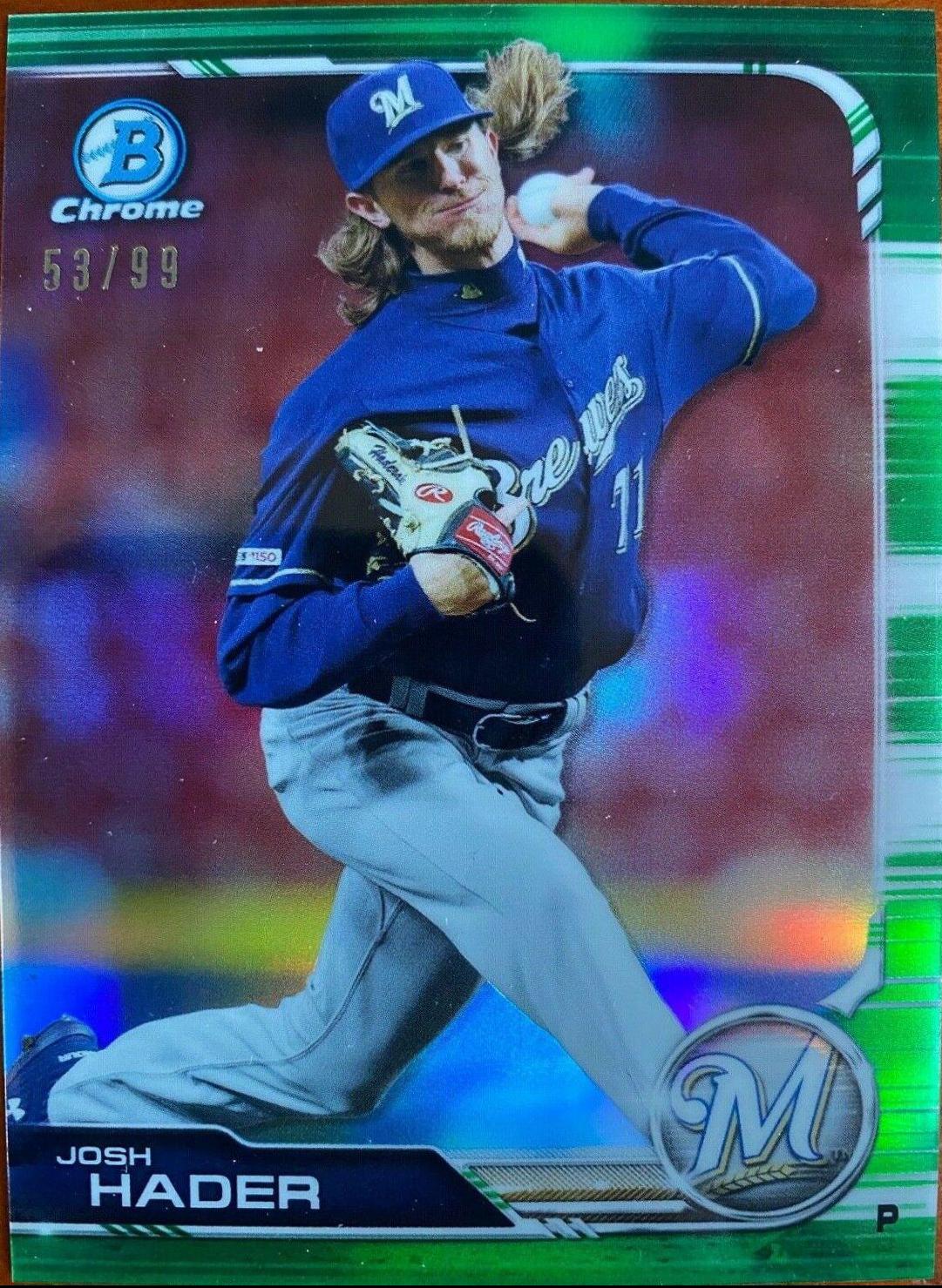 Josh Hader [Green Refractor] #33